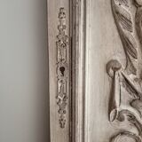 Old patinated door decorative wood room