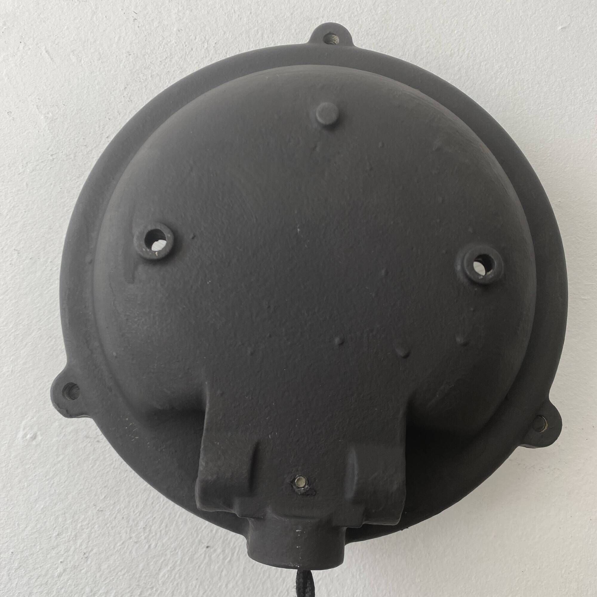 Pair of old “mapelec amiens” industrial wall lights