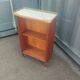 Bibus antique Louis XVI style bookcase with marble top