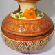 Glazed terracotta jug/Gargoyle/vintage