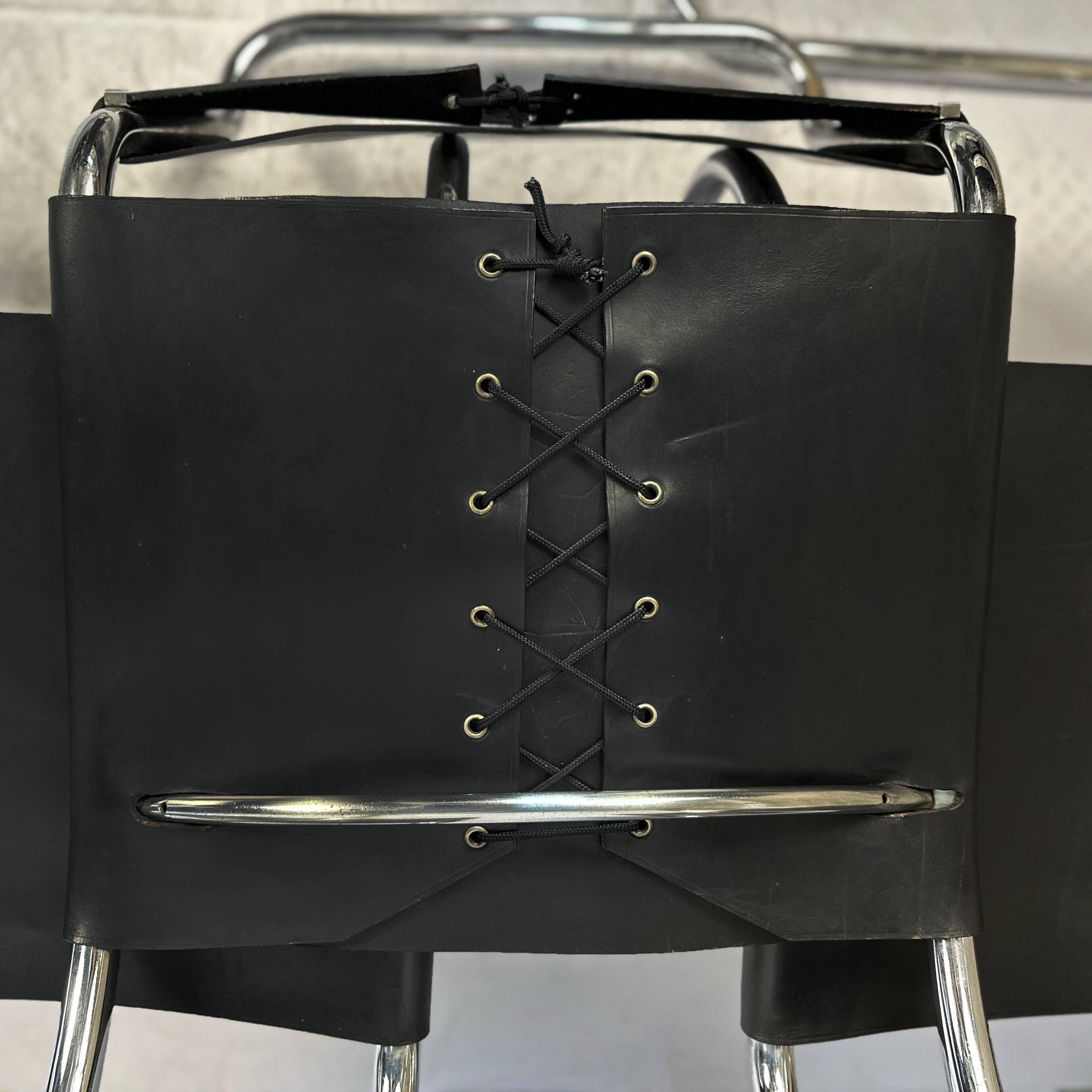 Set of 4 1970s Cantilever Chairs – in the style of Mies van der Rohe (MR10)