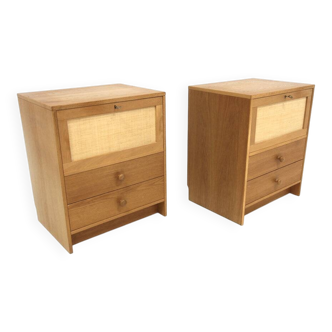 Set de 2 tables de chevet &quot;Atmosfär&quot;, Åke Hassbjer, Tingströms, Suède, 1960