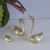 Swans or ducks brass