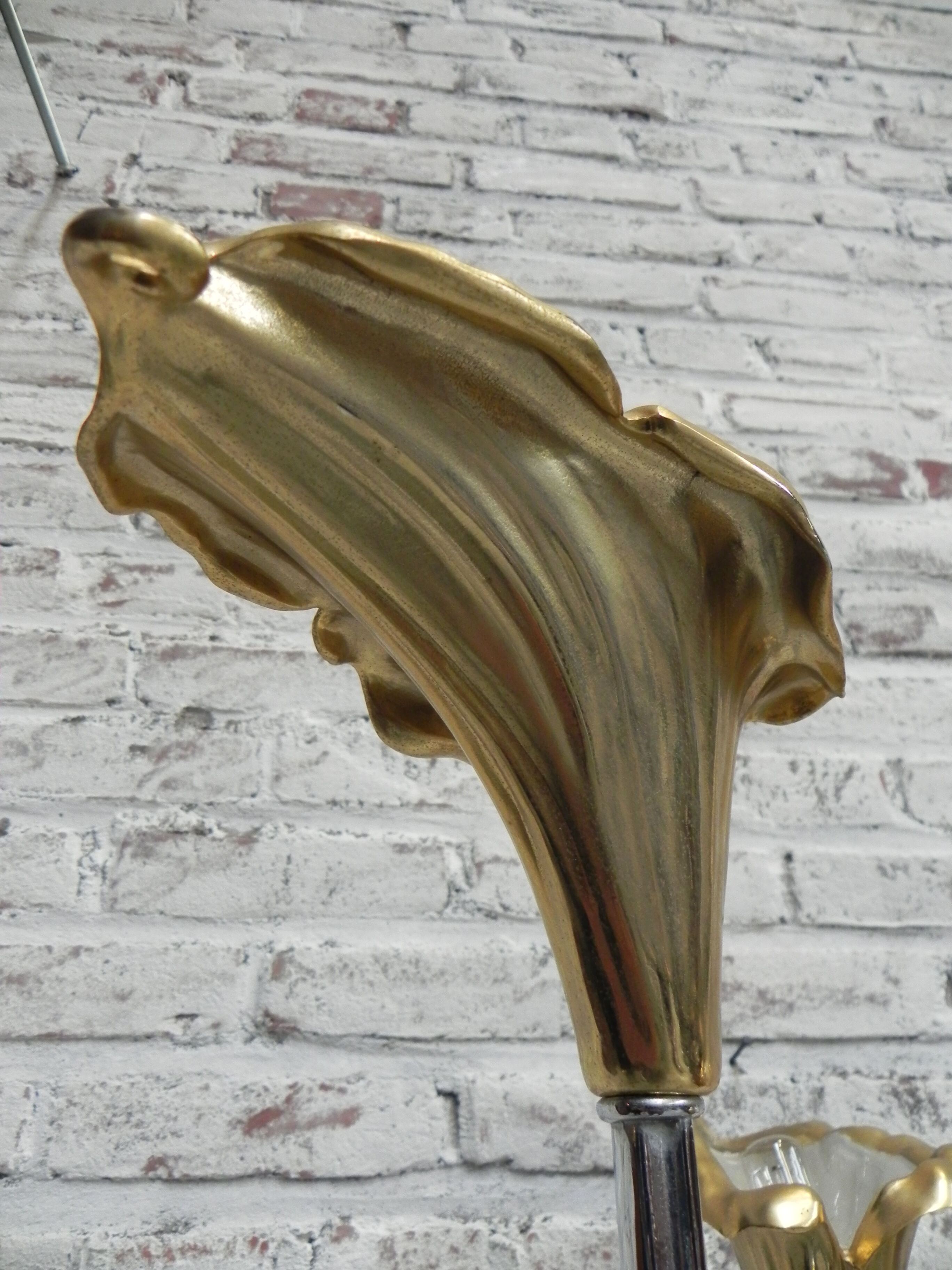 Standing Italian Calla lily floor lamp