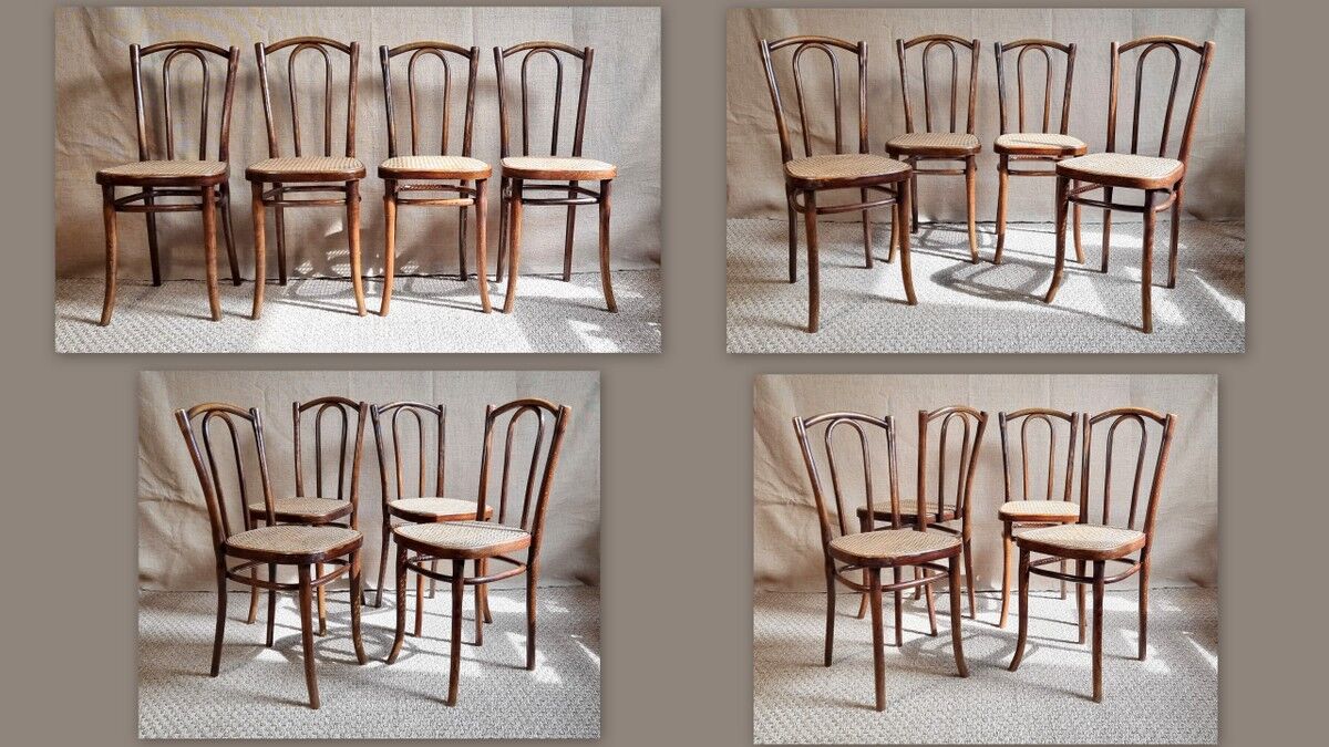 4 chairs Thonet n°56 late nineteenth