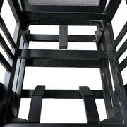 Important Pair Of Black Lacquered Rocking Armchairs Circa 1920 - 30