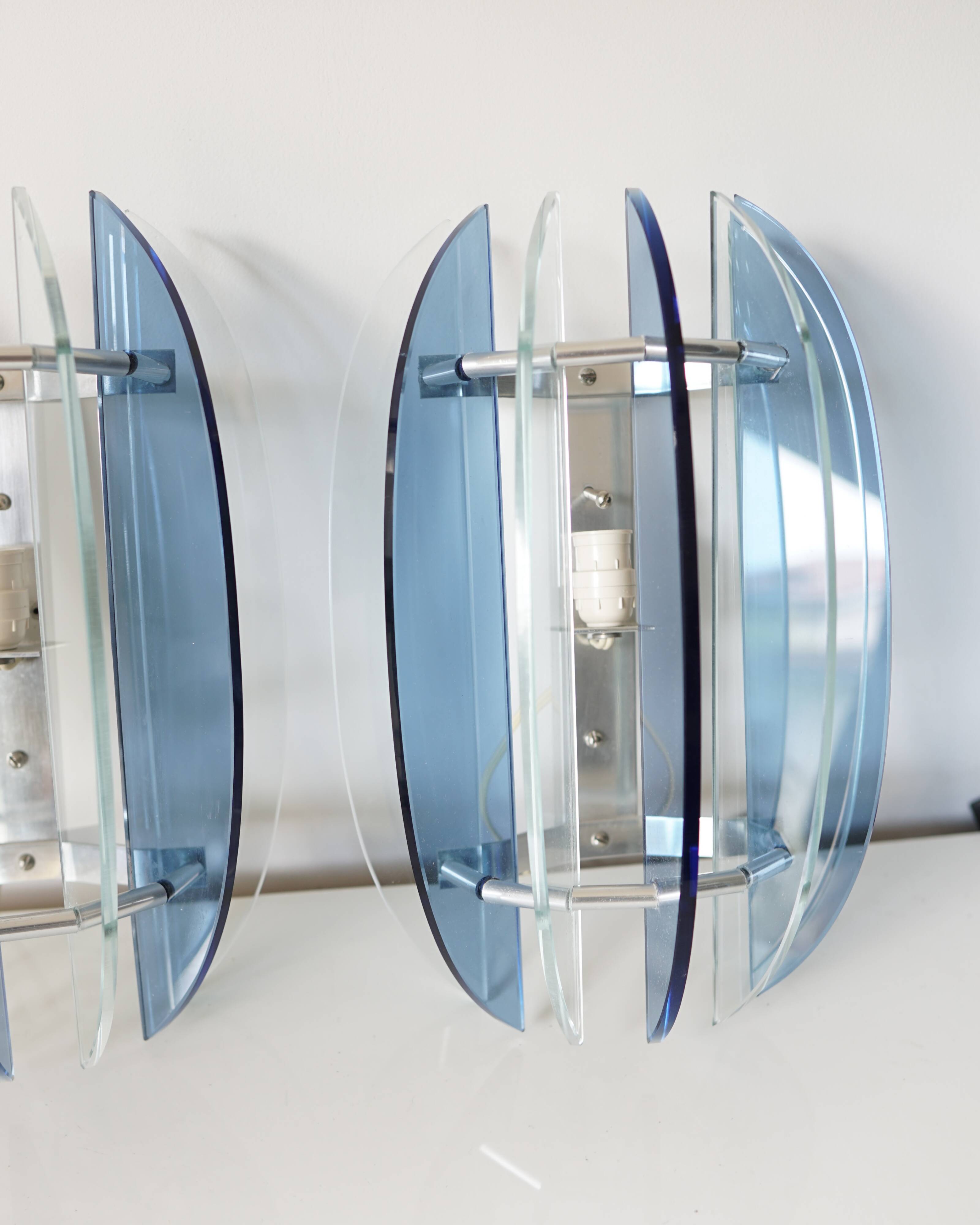 Pair of Italian VECA wall lights - 1960s