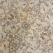 Tapis Turc Vintage Beige, Motif Floral, Tapis de Salon Classique, 170X275Cm