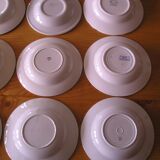 Set of 12 different hollow plates