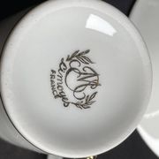 4 Moka Cups and their saucer – Limoges Porcelain