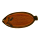 Plat poisson marron Selency x Monoprix Croisé Laroche