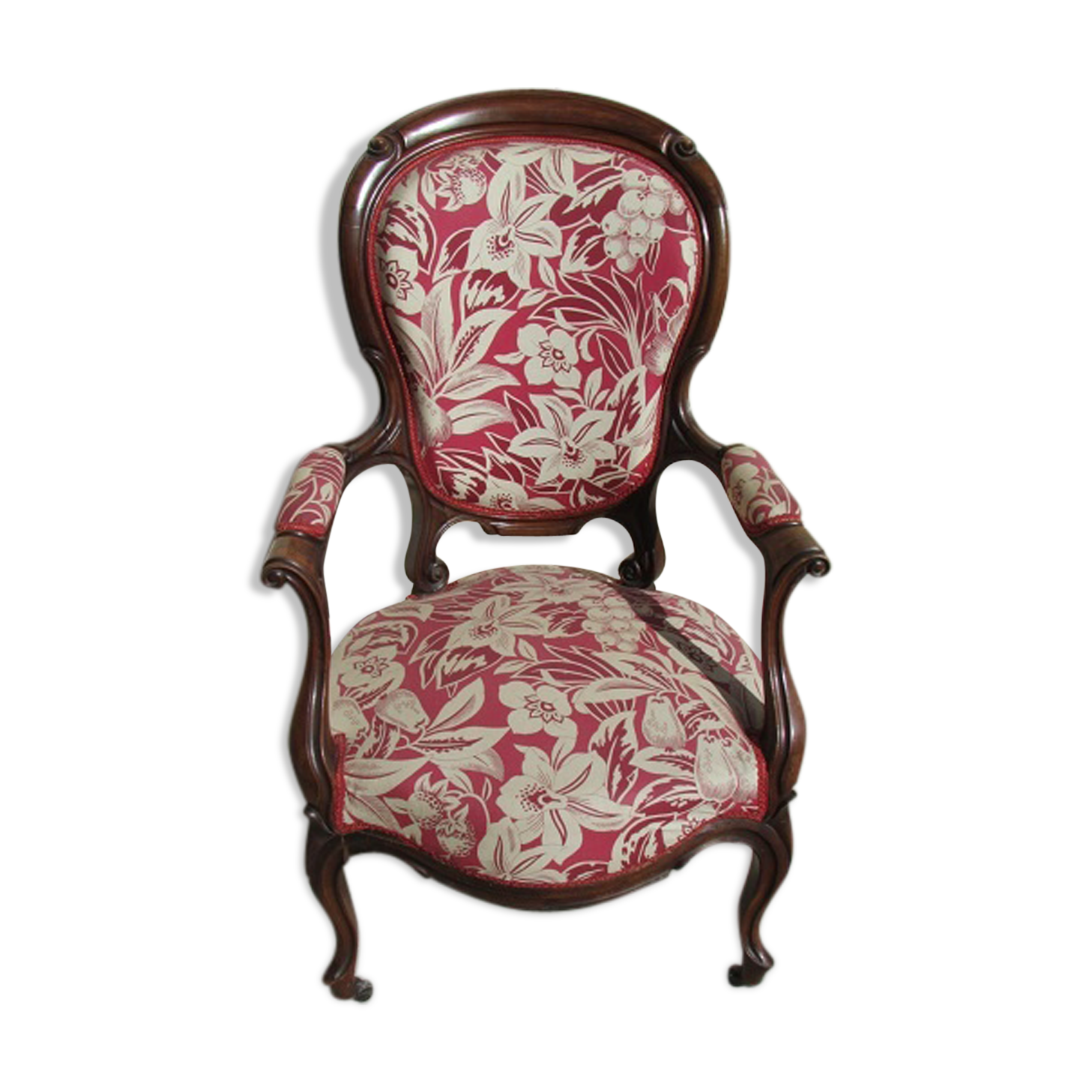 Fauteuil Napoléon III , en noyer