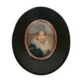 Miniature portrait painting