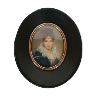 Miniature portrait painting
