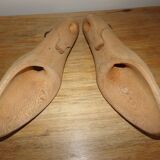 Pair of rough wood shoe trees
