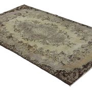 One-of-a-kind turkish handwoven vintage rug - rustic vintage charm 282x 164