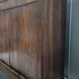 Small buffet shoe storage console in solid wood