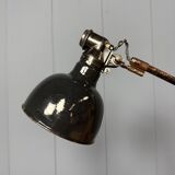 Rademacher black table lamp with enamel shade