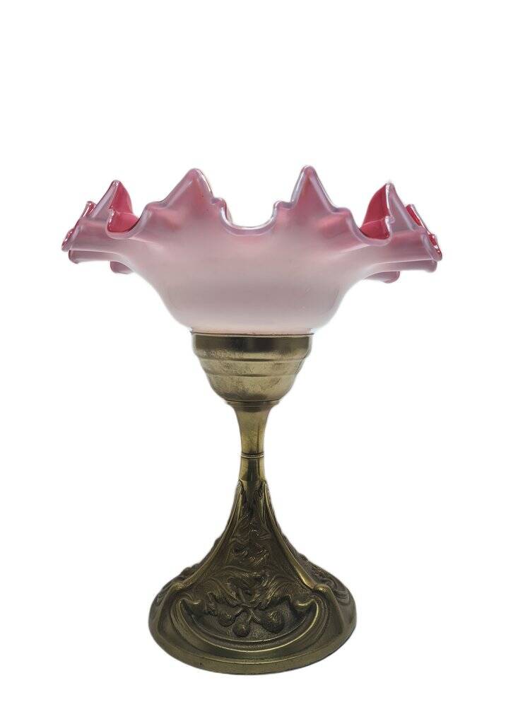 Art Nouveau crystal bowl on stand from WMF, 1890s