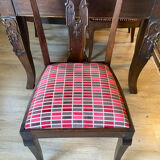Dining table and 6 Art Deco chairs