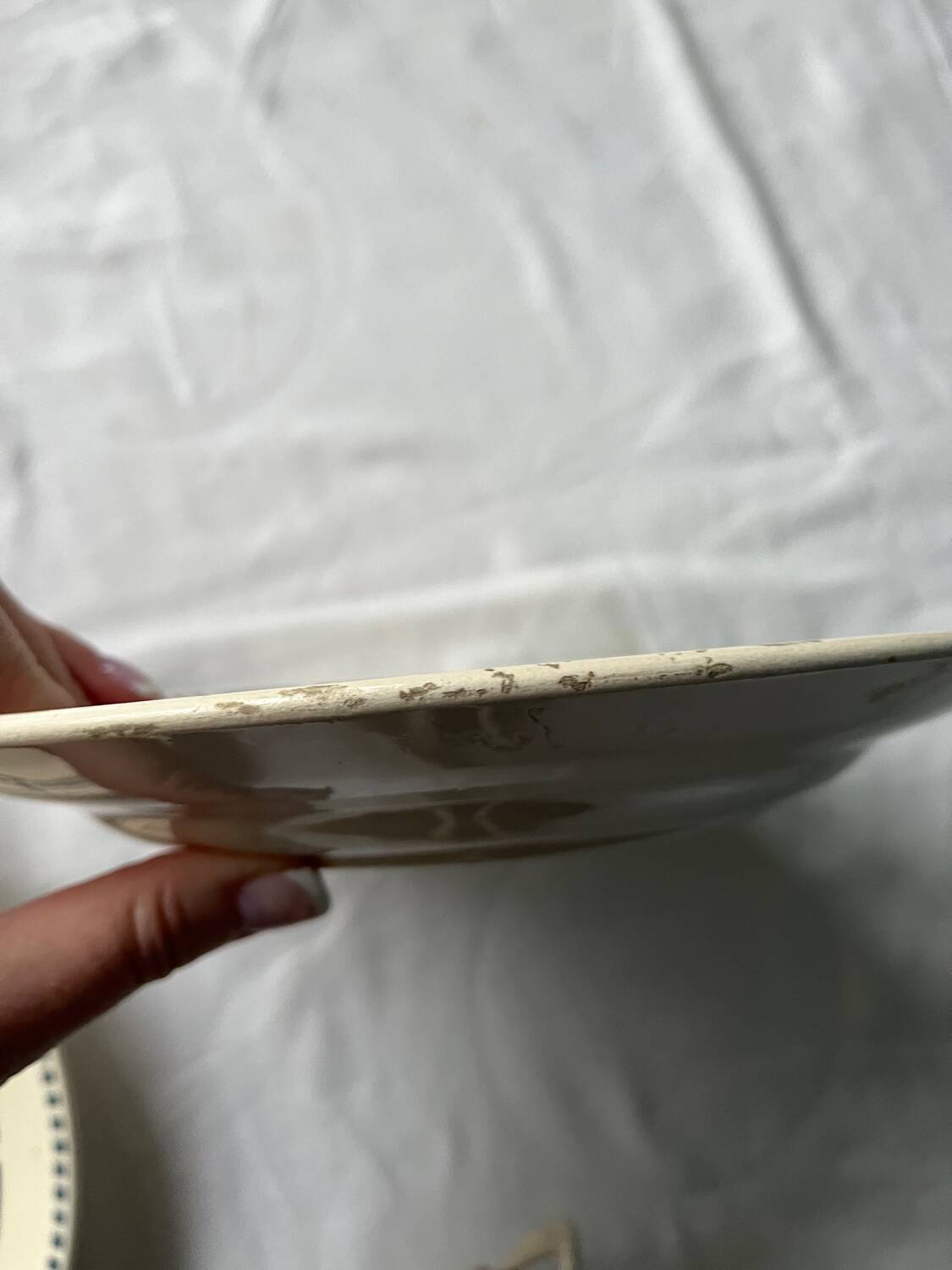 Assiettes Terre de Fer Longchamp