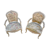 Beautiful pair of Louis xv armchair
