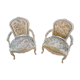 Paire de fauteuils Louis XV