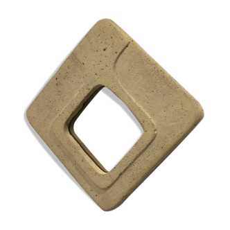 Stone mirror from the 70 - 27x27cm