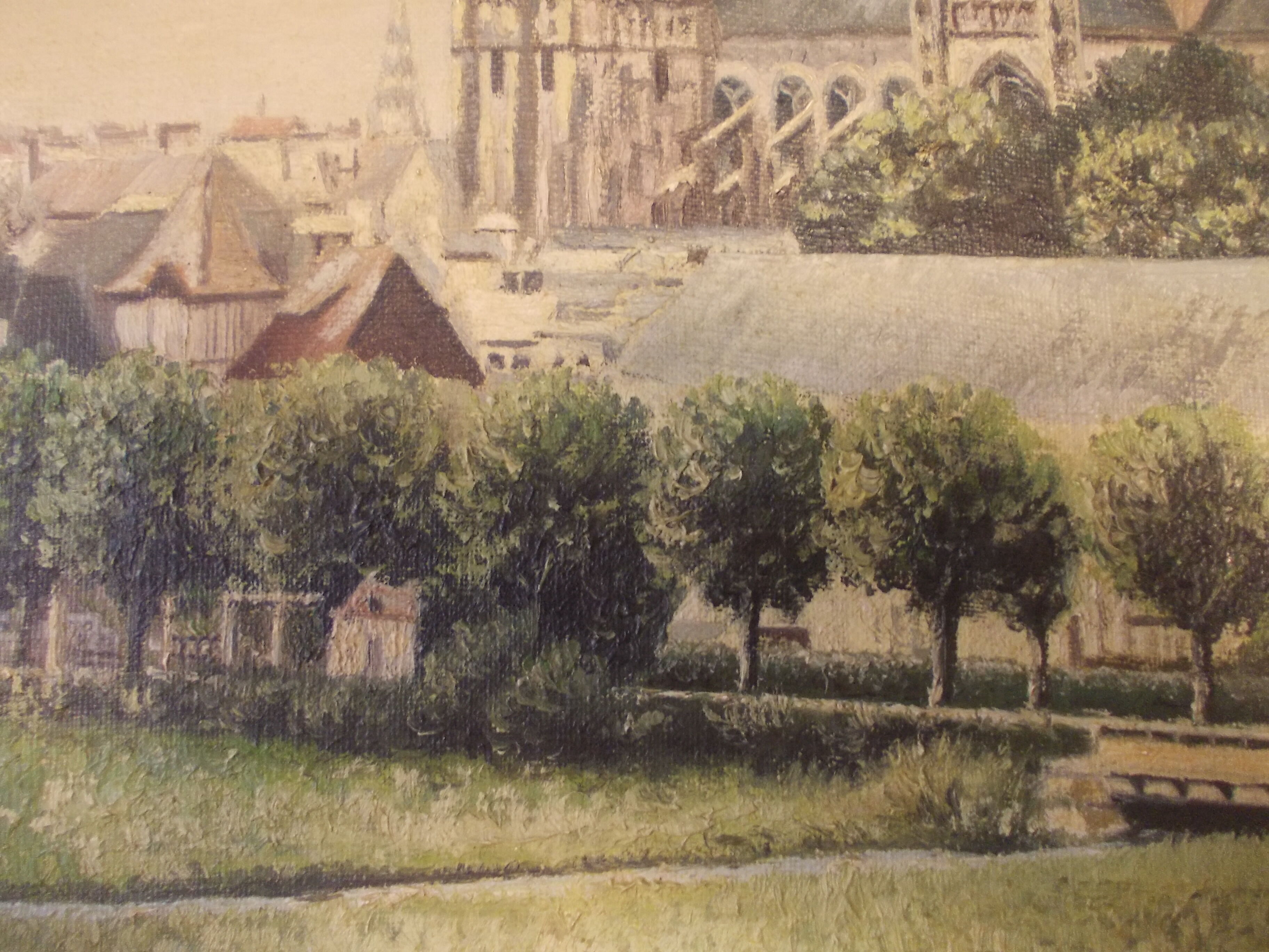 Ale nd de bayeux, signed c. constant, 14 calvados, hst painting
