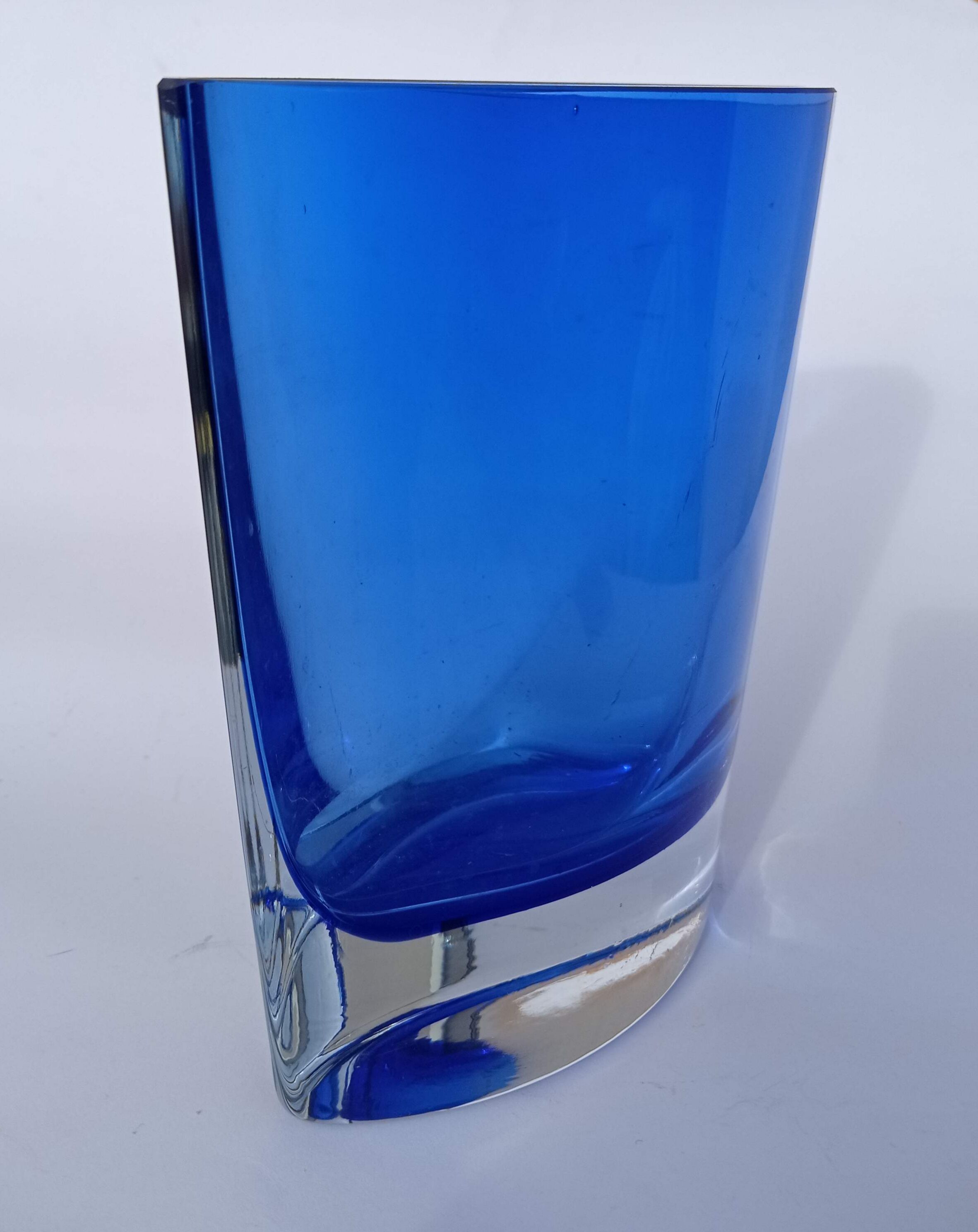 Vintage glass vase Murano Sommerso 1970