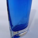 Vintage glass vase Murano Sommerso 1970