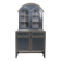 Double-bodied sideboard in grey lacquered wood - one pair available (A)