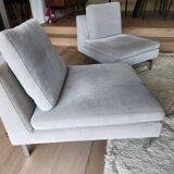 Lot of 2 armchairs Stricto sensu Didier Gomez for Cinna