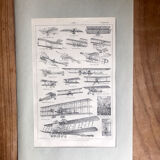 Planche originale avions