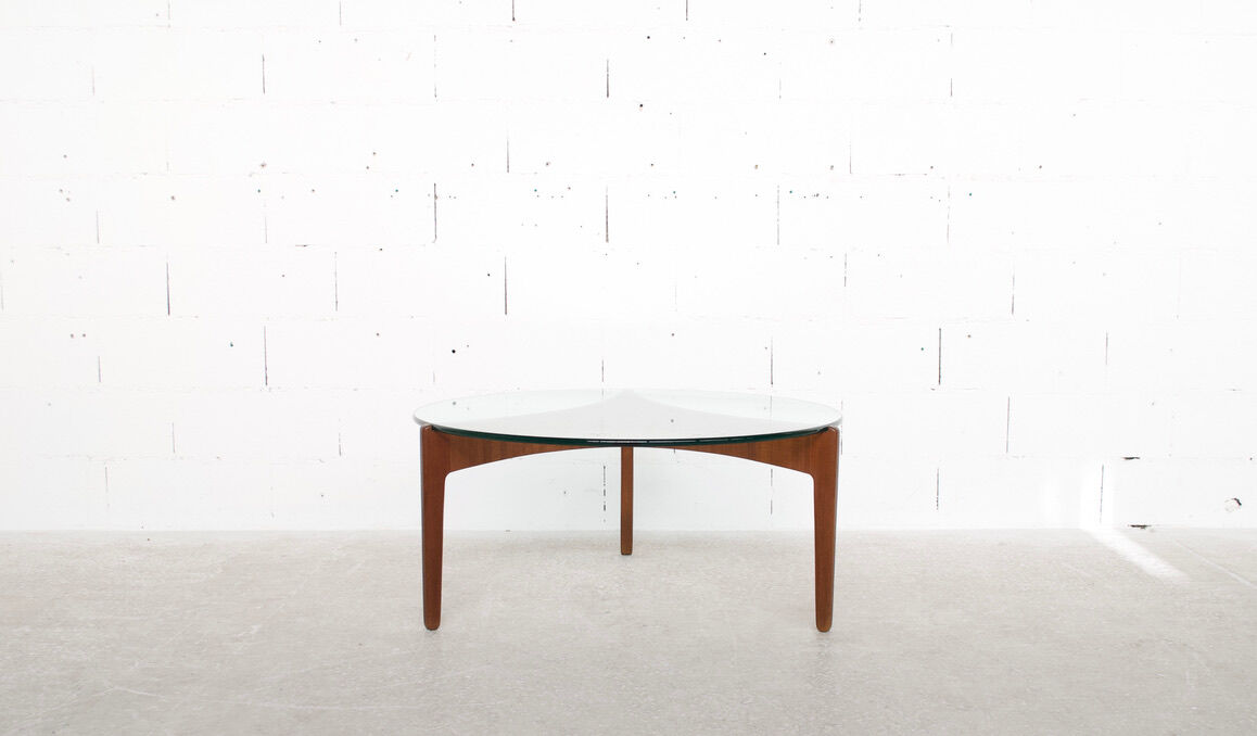 Teak coffee table sven ellekaer 60's years christian linneberg publisher