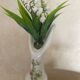 main porcelain jewellery holder and vintage soliflore