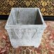 Art Deco period cement cache-pot signed "Louis Lonati Dijon"