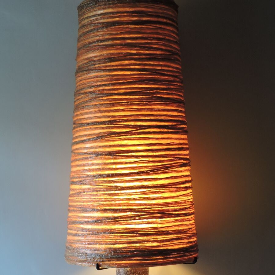Lampe céramique Accolay années 70