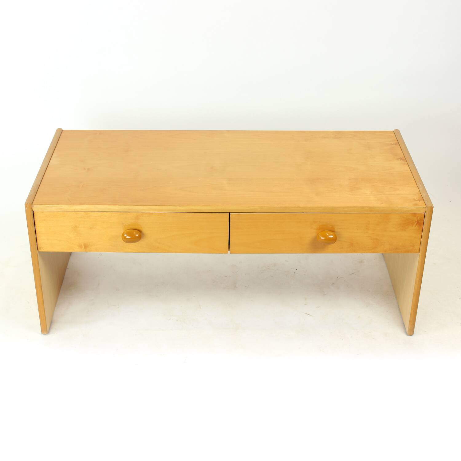 Vintage Vanity Table With Drawers By Up Zavody, Czechoslovakia 1980s
