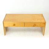 Vintage Vanity Table With Drawers By Up Zavody, Czechoslovakia 1980s