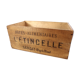 Old advertising wooden case