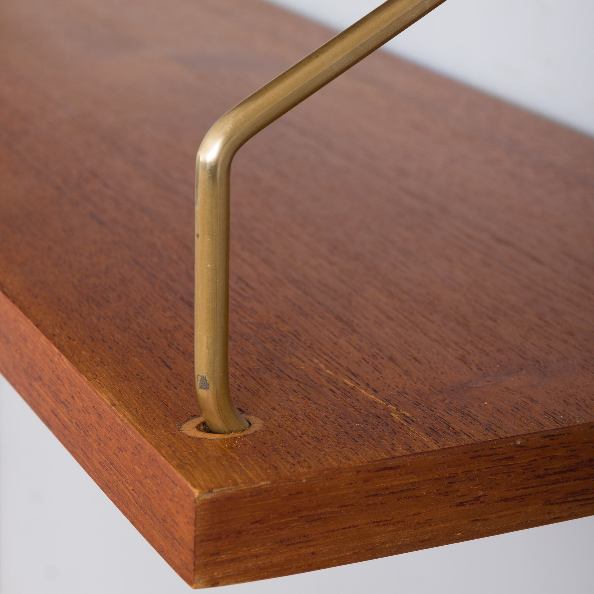 Poul Cadovius teak wall unit with a desk and 3 shelves, Denmark, 1960s