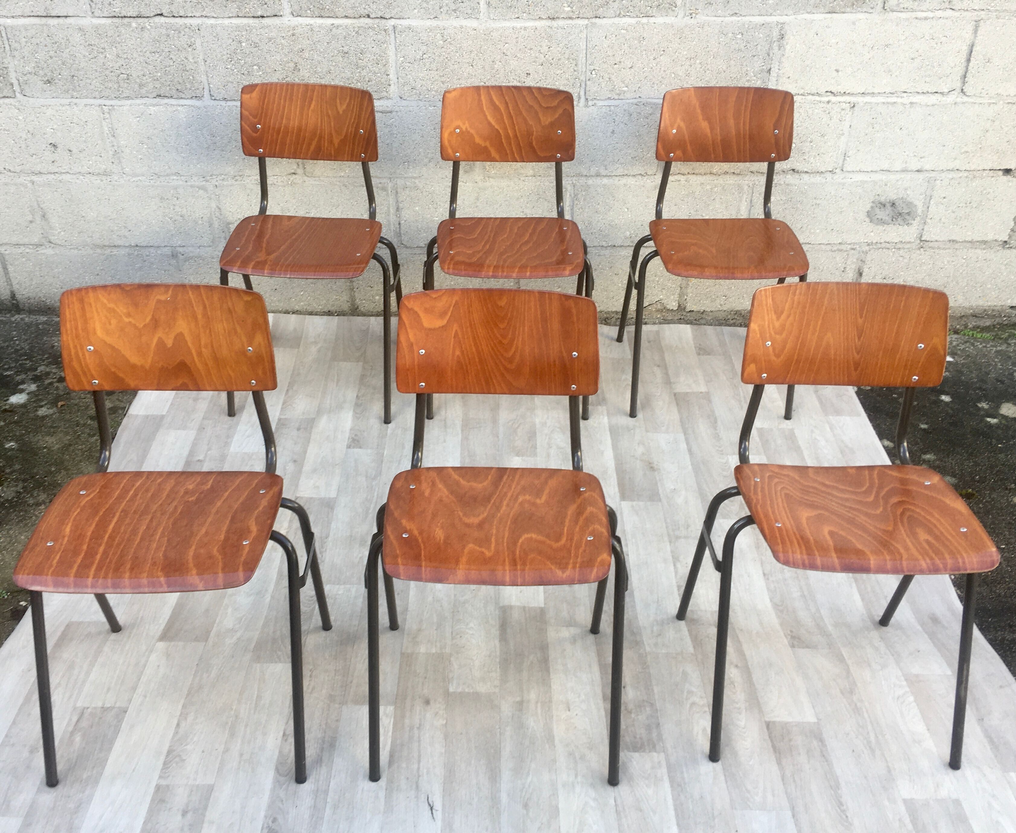Set of 6 vintage chairs Marko Holland