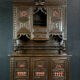 Breton buffet period 19th century in oak with brown patina