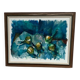 Original Swedish Oil on Canvas – "Abstract Composition" by Bergengren – Signed – Dated 1970 – Framed – 69 × 54 cm (27.2" × 21.3")