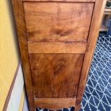 Armoire ancienne française en noyer massif – style Louis XV, fin XIXe siècle