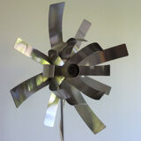 Floor lamp light 70s flowers