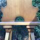 Pair of 70's light wood mountain chairs
