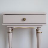 Pair of vintage bedsides - pink boudoir