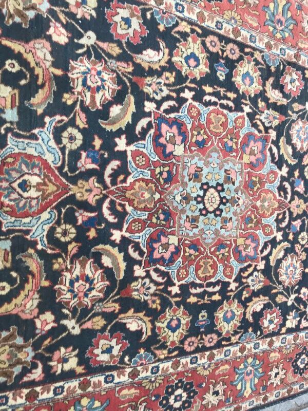 Carpet old Persian Tabriz done hand 200 X 300 cm